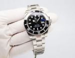 Top Grade Replica Rolex Submariner Watch Black Face Black Ceramic Bezel 41mm